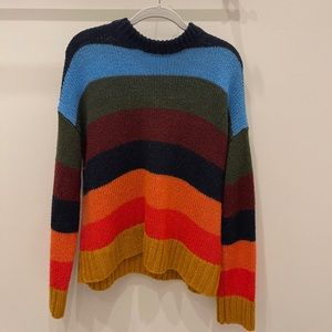 URBAN OUTFITTERS rainbow striped sweater